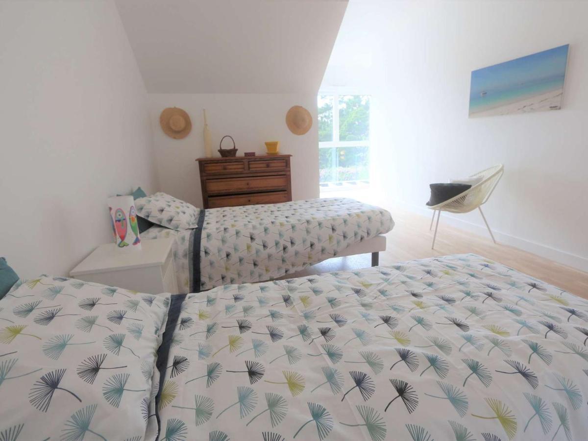 Duplex Lumineux A Benodet: Plage Et Thalasso A Pied, Terrasse, Parking Et Abri Velo Inclus - Fr-1-481-117 Luaran gambar